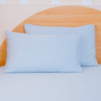 Ackly Bamboo Sky Blue Luxury Pillowcases - Serene Comfort & Elegance Pair