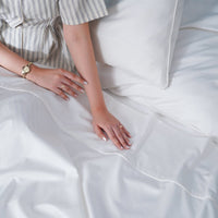 Ackly Bamboo Luxury White Flat Sheet – Silky Soft Comfort and Timeless Elegance