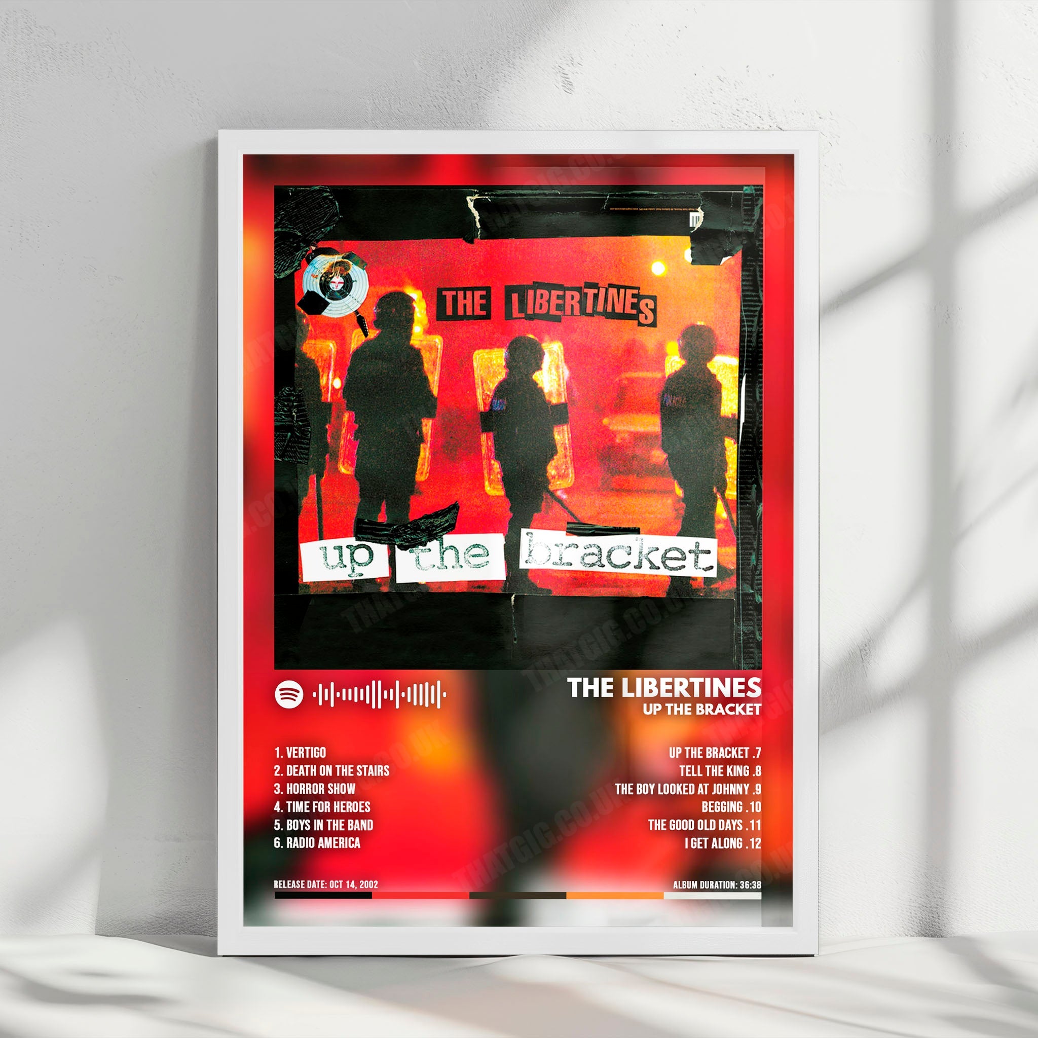 The Libertines "Up The Bracket" Album Cover Poster - with Complete Tracklist