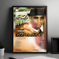 AZ "Aziatic" Album Cover Poster - with Complete Tracklist