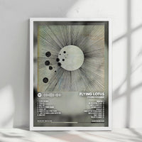 Flying Lotus "Cosmogramma" Album Cover Poster - with Complete Tracklist