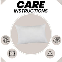 Air Flow Unique Luxury Hotel Quality Pillow Premium Fibre Filling for Superior Comfort and Support by OLIVIA ROCCO