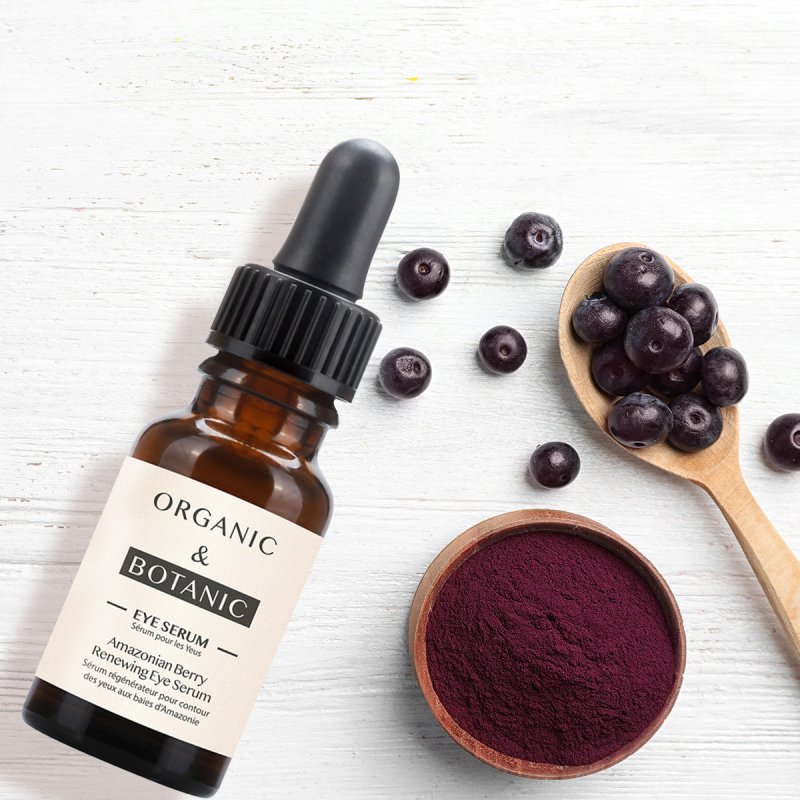 Amazonian Berry Eye Serum - 15ml - Depuffing, Hydrating, & Brightening with Aloe Vera & Vitamin E for Refreshed, Youthful Eyes