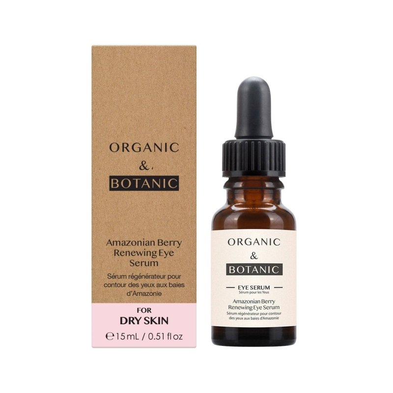 Amazonian Berry Eye Serum - 15ml - Depuffing, Hydrating, & Brightening with Aloe Vera & Vitamin E for Refreshed, Youthful Eyes
