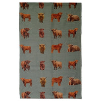 Animal Printed Rug Highland Cow Modern Non-Slip Soft Durable Floor Rug for Living Room Bedroom Hallway & Office by OLIVIA ROCCO