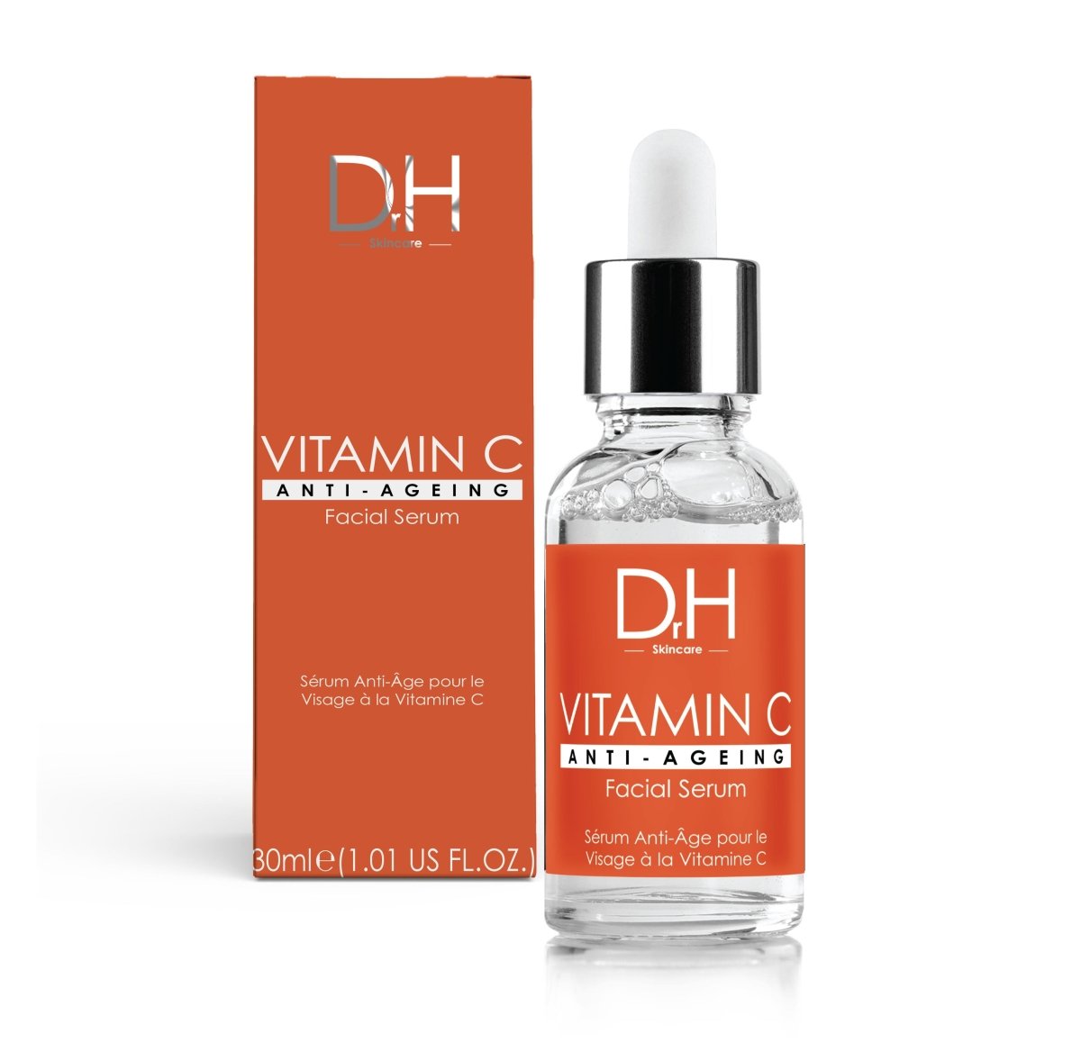 Anti-Aging Vitamin C Facial Serum 30ml + Vitamin C Anti-Ageing Night Moisturiser 60ml