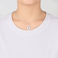 April Birth Flower Daisy Necklace with Card