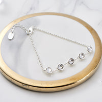 April Birthstone Bracelet Created with Diamond Zircondia® Crystals