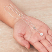 April (Diamond) Birthstone Necklace Created with Zircondia® Crystals