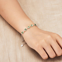 August Birthstone Bracelet Created with Peridot Zircondia® Crystals