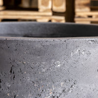 Aurella | Onyx Dusk – 85cm XXL Concrete Cylinder Planter – 365L Round Plant Pot