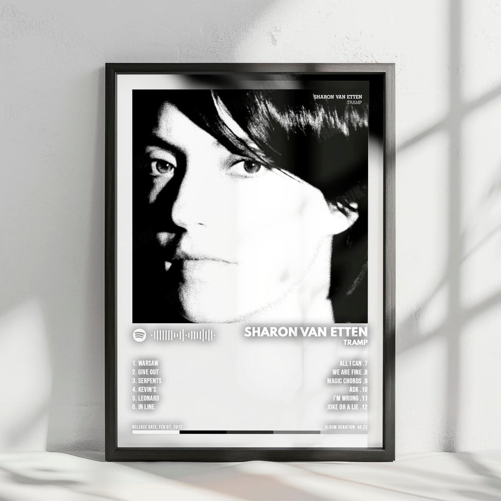 Sharon Van Etten "Tramp" Album Cover Poster - with Complete Tracklist