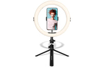 Agfaphoto 11" Bluetooth LED Desktop Ring Light for Smartphones