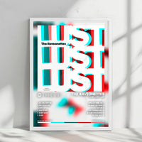 The Raveonettes "Lust Lust Lust" Album Cover Poster - with Complete Tracklist