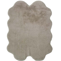 Luxury Natural Faux Fur Rug