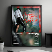 Perfume Genius "No Shape" Album Cover Poster - with Complete Tracklist
