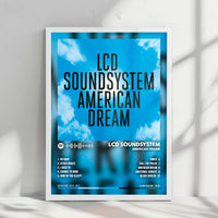 LCD Soundsystem "American Dream" Album Cover Poster - with Complete Tracklist