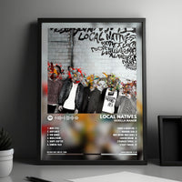 Local Natives "Gorilla Manor" Album Cover Poster - with Complete Tracklist