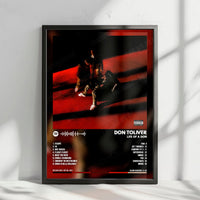 Don Toliver "Life of a DON" Album Cover Poster - with Complete Tracklist