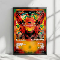 Band Of Skulls "Baby Darling Doll Face Honey" Album Cover Poster - with Complete Tracklist