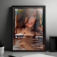 Rihanna "A Girl Like Me" Album Cover Poster - with Complete Tracklist