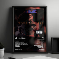 AZ "Pieces of a Man" Album Cover Poster - with Complete Tracklist