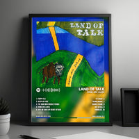 Land of Talk "Some Are Lakes" Album Cover Poster - with Complete Tracklist