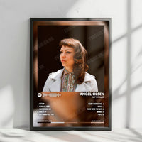 Angel Olsen "MY WOMAN" Album Cover Poster - with Complete Tracklist