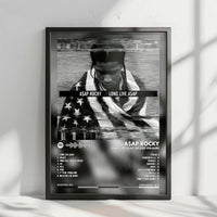 A$AP Rocky "Long.Live.A$AP" Album Cover Poster - with Complete Tracklist