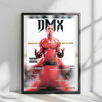 DMX "Flesh of My Flesh, Blood of My Blood" Album Cover Poster - with Complete Tracklist