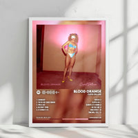 Blood Orange "Cupid Deluxe" Album Cover Poster - with Complete Tracklist