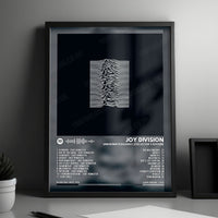 Joy Division "Unknown Pleasures" Album Cover Poster - with Complete Tracklist