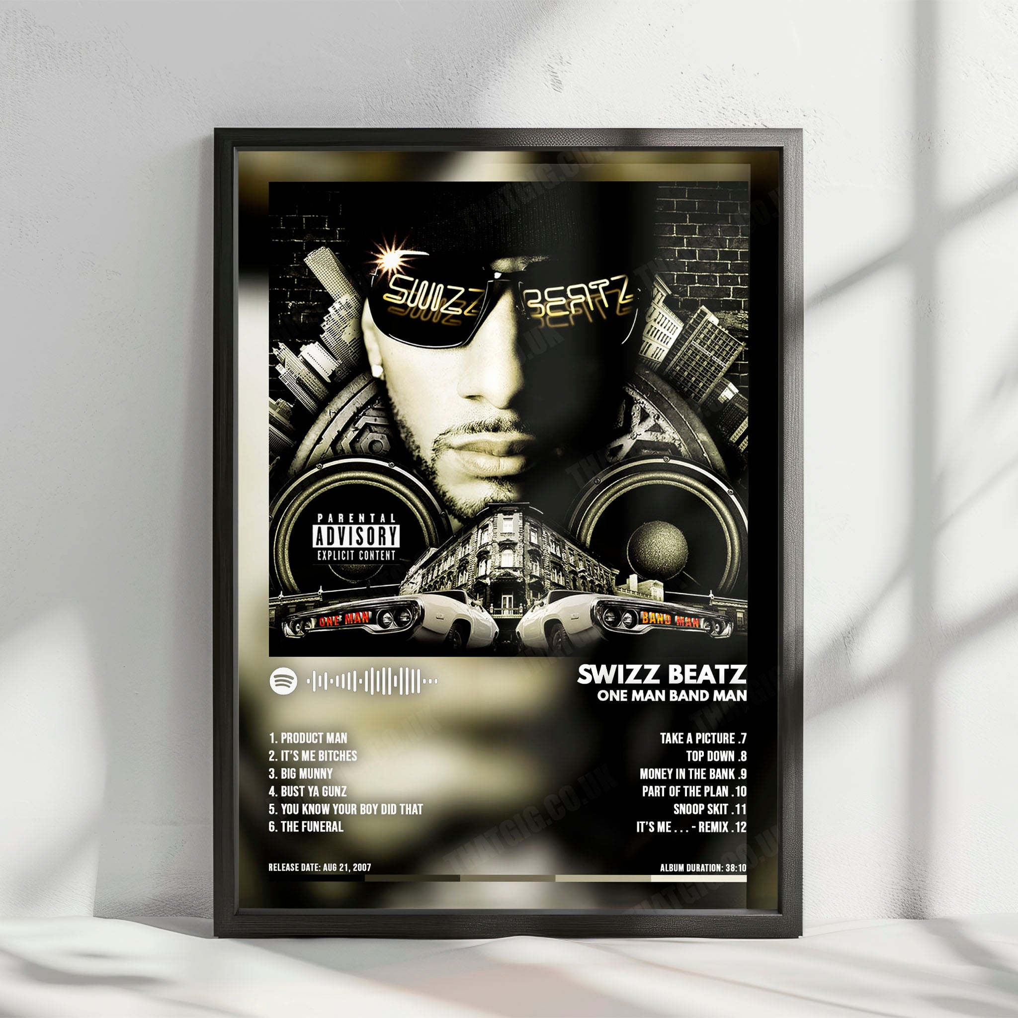 Swizz Beatz "Haute Living" Album Cover Poster - with Complete Tracklist