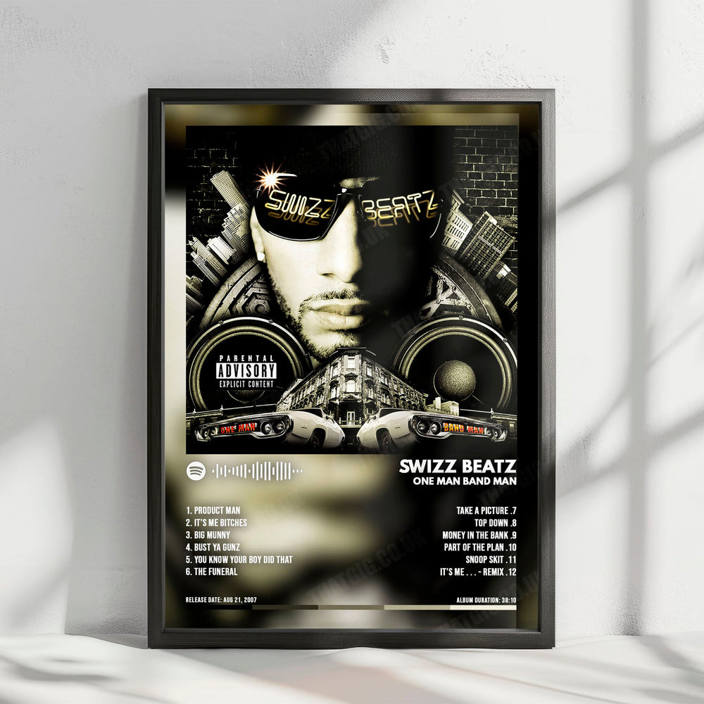 Swizz Beatz "Haute Living" Album Cover Poster - with Complete Tracklist