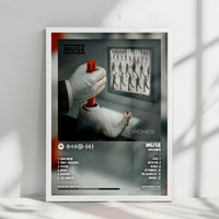 Muse "Drones" Album Cover Poster - with Complete Tracklist
