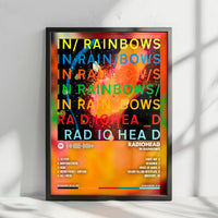 Radiohead "In Rainbows" Album Cover Poster - with Complete Tracklist
