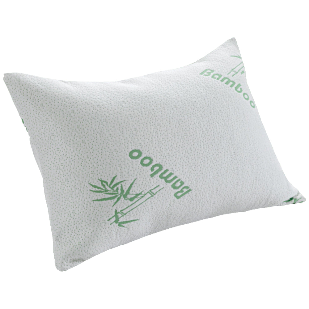 Bamboo Memory Foam Pillow Hypoallergenic Cooling Luxury Premium Fibre Filling for Superior Comfort and Support by OLIVIA ROCCO
