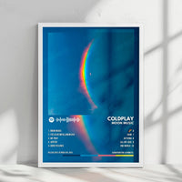 Coldplay "Moon Music" Album Cover Poster - with Complete Tracklist