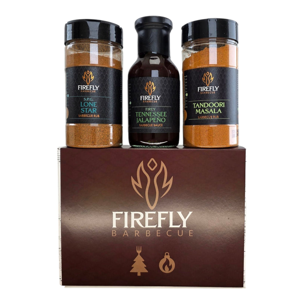 BBQ Christmas Gift Box Trio with Award-Winning Rubs & Sauce