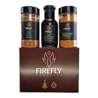 BBQ Christmas Gift Box Trio with Award-Winning Rubs & Sauce
