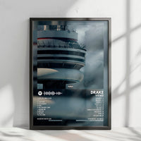 Drake "Views" Album Cover Poster - with Complete Tracklist