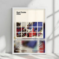 Real Estate "Atlas" Album Cover Poster - with Complete Tracklist