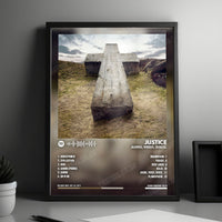 Justice "Audio, Video, Disco" Album Cover Poster - with Complete Tracklist