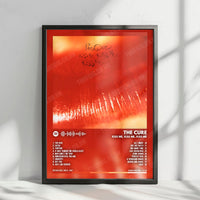 The Cure "Kiss Me, Kiss Me, Kiss Me" Album Cover Poster - with Complete Tracklist