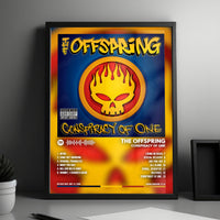 The Offspring "Conspiracy of One  " Album Cover Poster - with Complete Tracklist