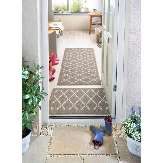 Washable Mat and Runners Diamond