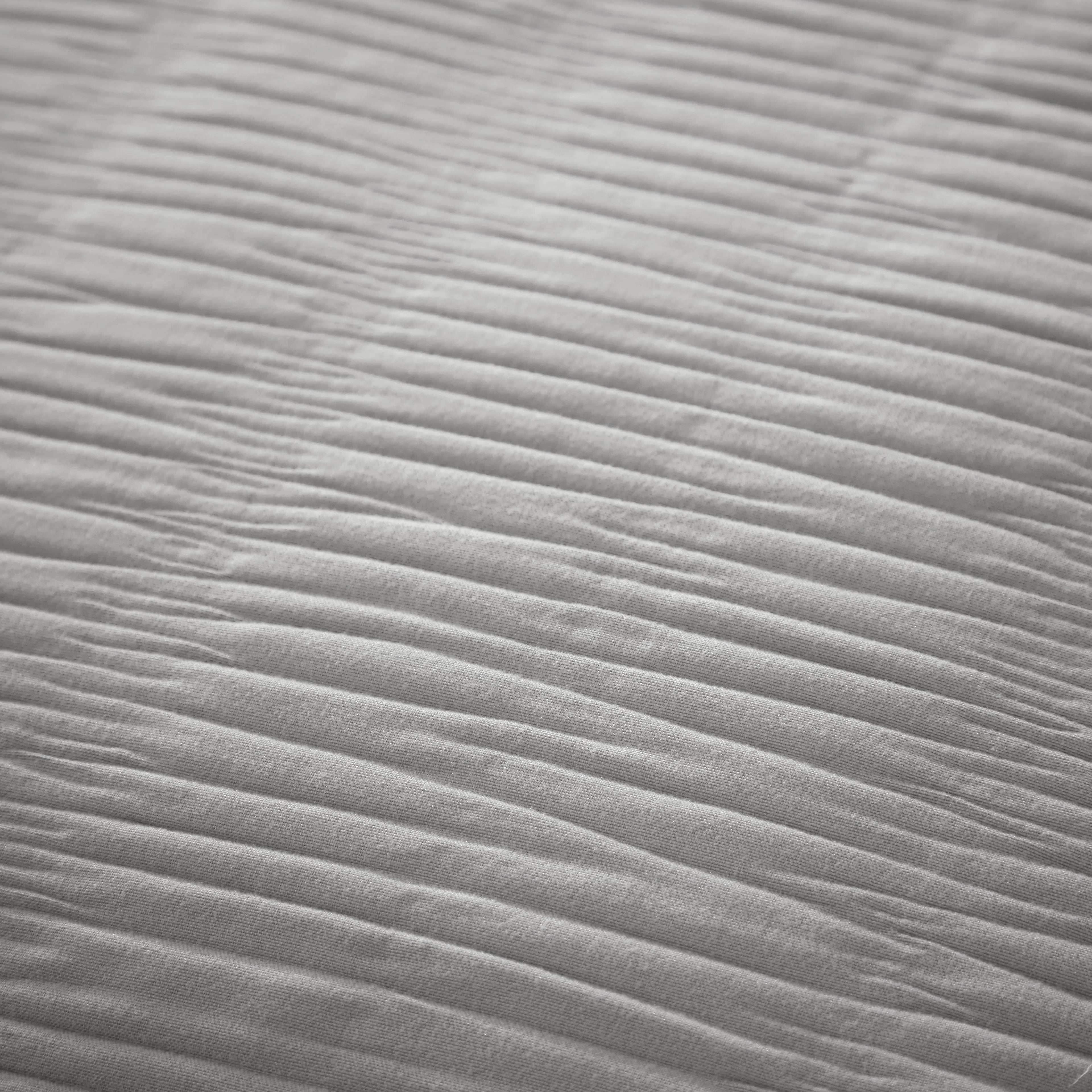 Belgravia Grey Microfibre Duvet Cover Set with Pillowcases Soft Easy Care Modern Quilt Bedding Bed Linen Set by OLIVIA ROCCO