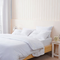 Bella Flannelette White Pillowcases - Luxuriously Soft Brushed Cotton Pair