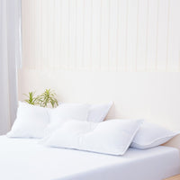 Bella Flannelette White Pillowcases - Luxuriously Soft Brushed Cotton Pair