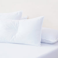 Bella Flannelette White Pillowcases - Luxuriously Soft Brushed Cotton Pair
